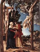 CRANACH, Lucas the Elder Crucifixion inso oil